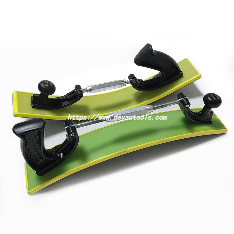 Adjustable Arc 70* 400mm Hand Sanding Block Hook and Block Pad from