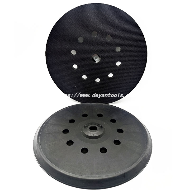 10" Backing Plate With Adapter,Hook And Loop Rotary Backing Pad Drill