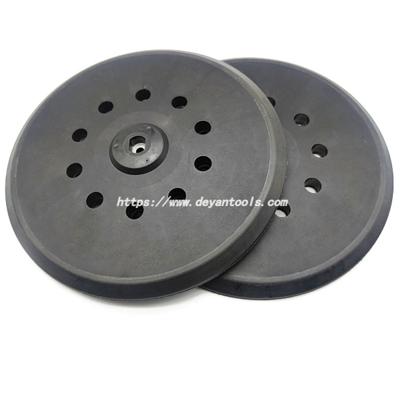 10" Backing Plate With Adapter,Hook And Loop Rotary Backing Pad Drill